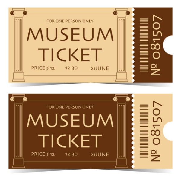 Ticket d’entrée au musée